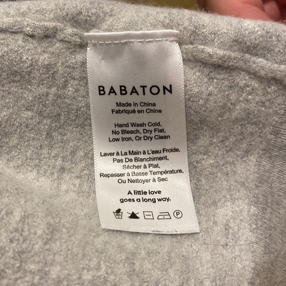 Grey Wool Babaton Shirt - Picture 3 of 6